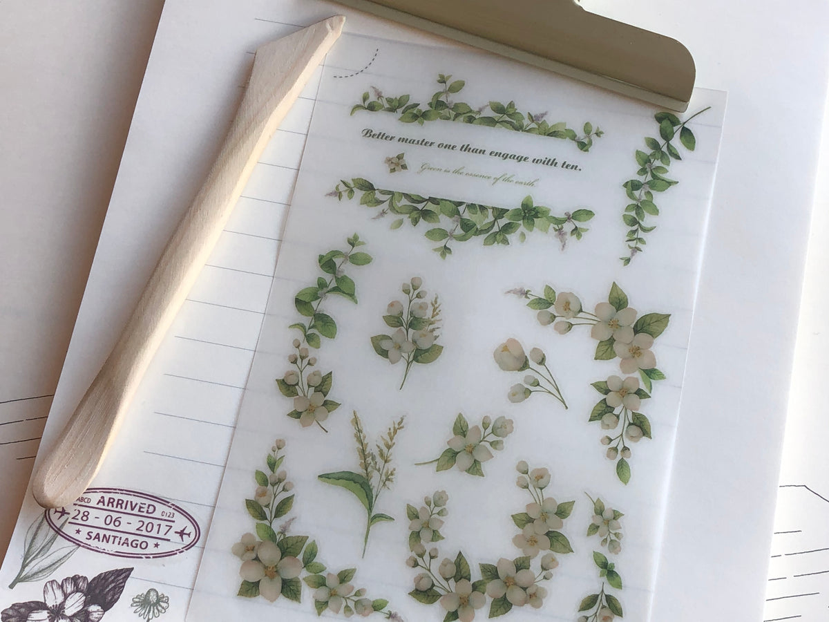 MU Print-On Stickers - Green is the Essence of the Earth - #35