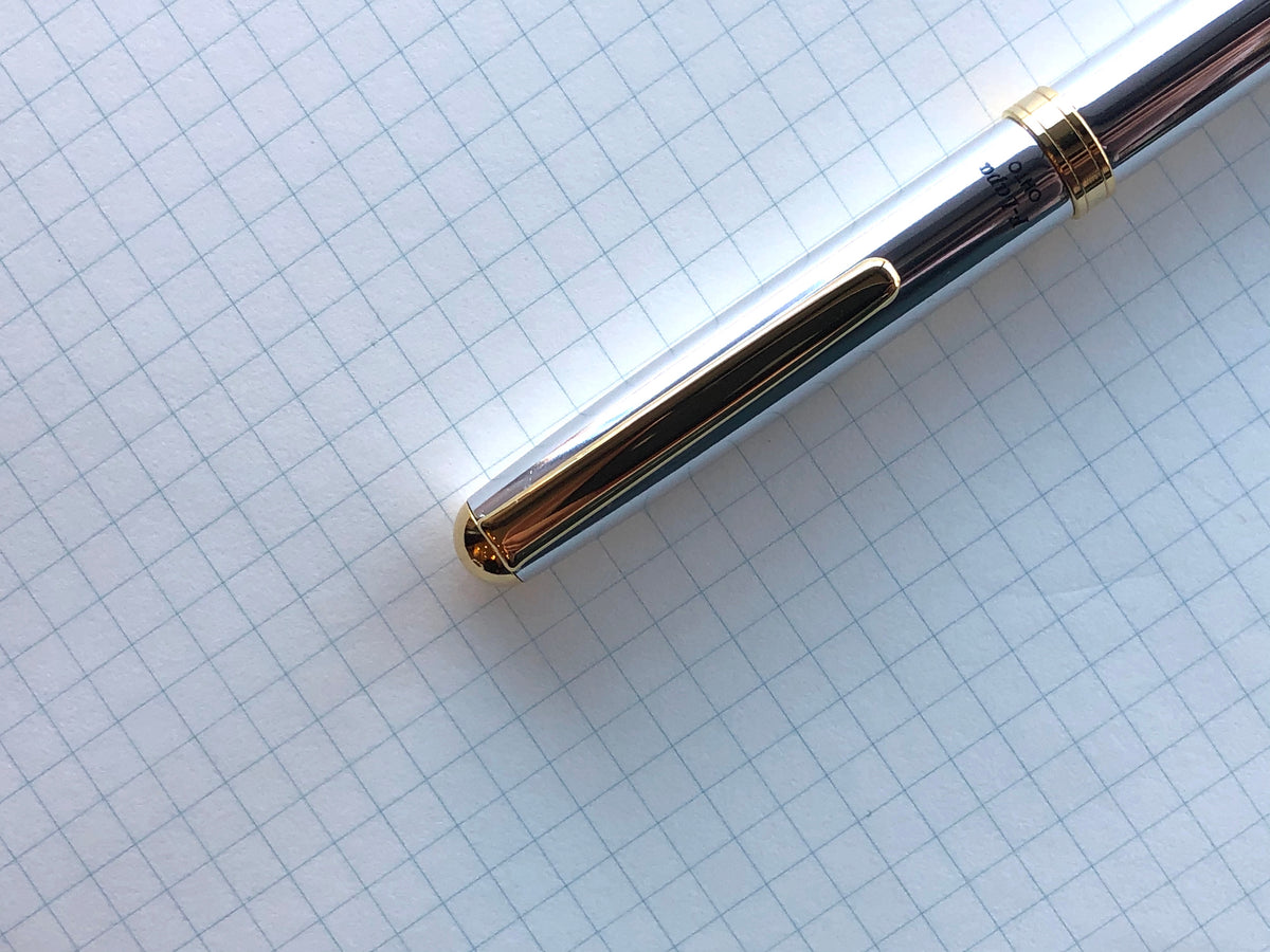 Ohto F-Lapa Fountain Pen - Silver (In Store only)