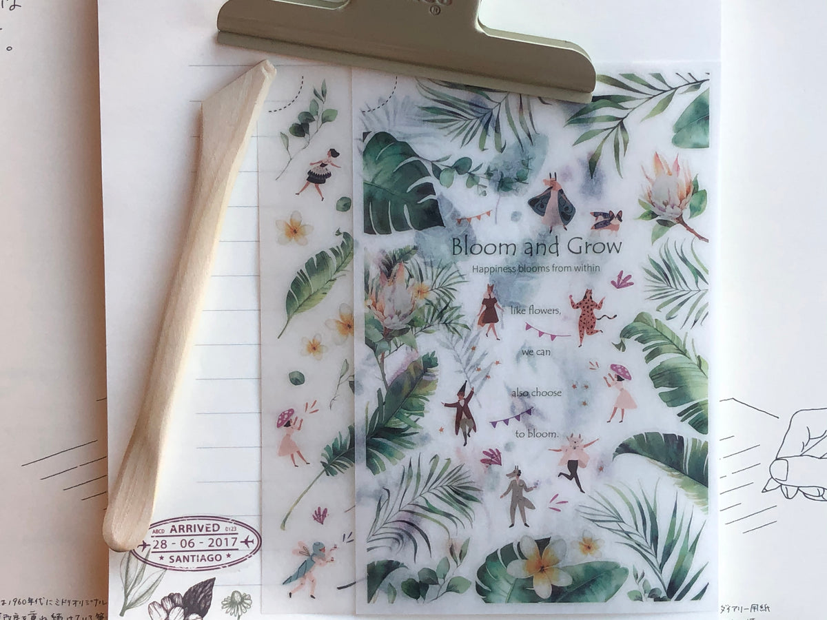 MU Print-On Stickers - Bloom and Grow Poem - #79