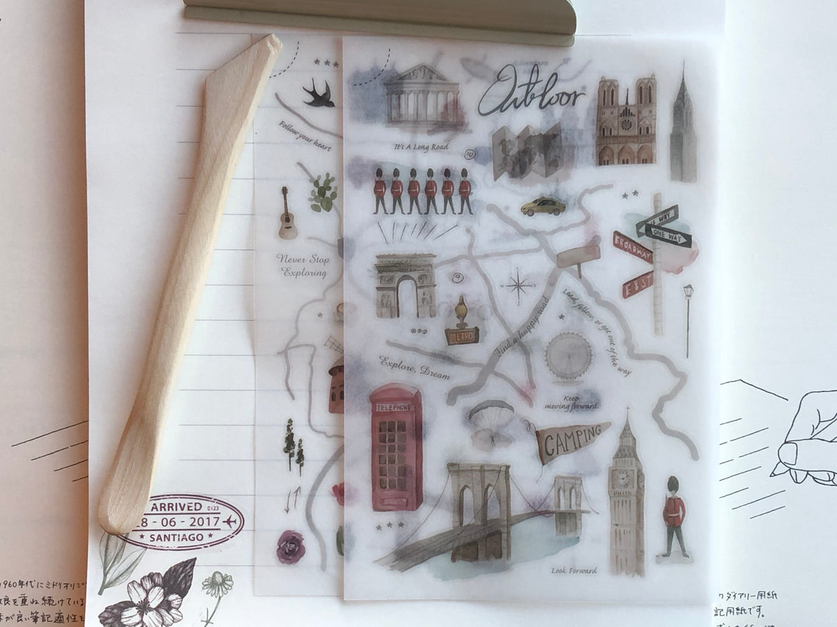 MU Print-On Stickers - UK Travel - #68