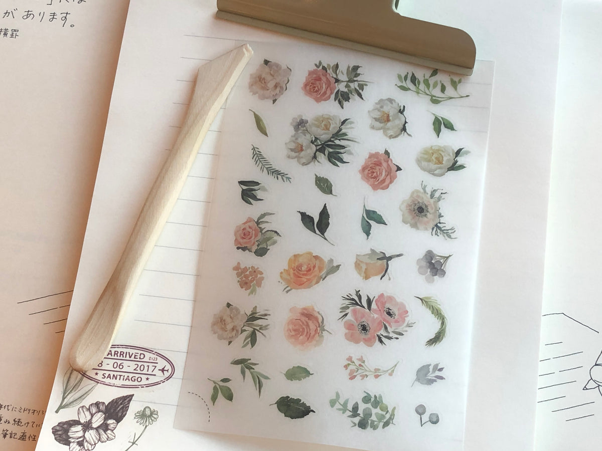 MU Print-On Stickers - Peachy Petals - #64