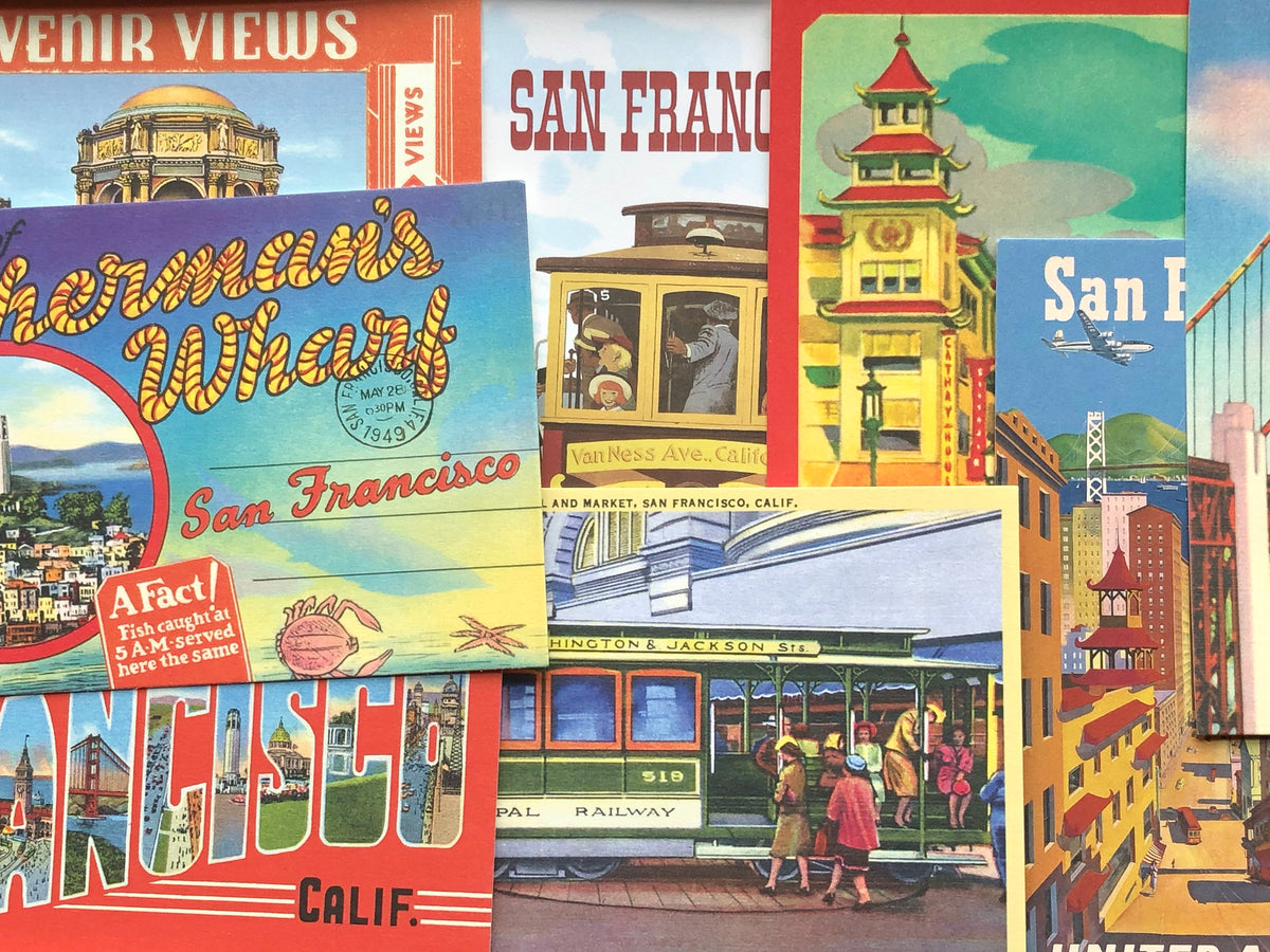 San Francisco Vintage Postcards