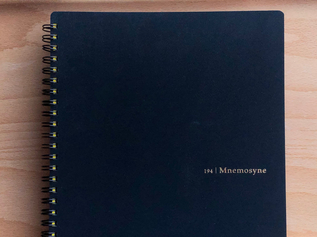 Mnemosyne Memo Notebook - B5 - Lined (In Store Only)