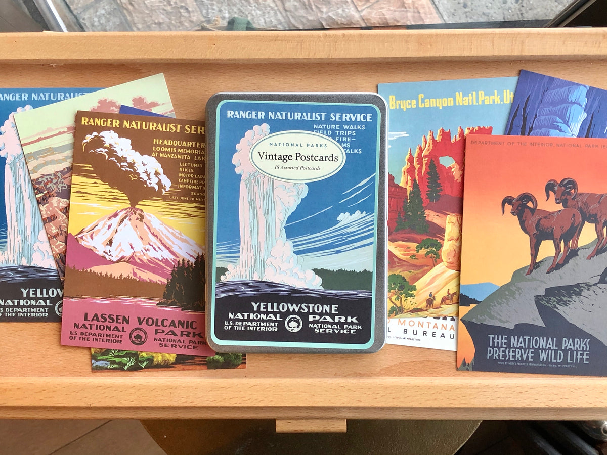 National Parks Vintage Postcards