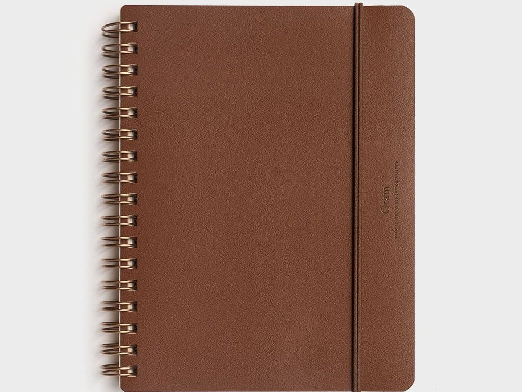 Grain Notebook - B6 - Brown