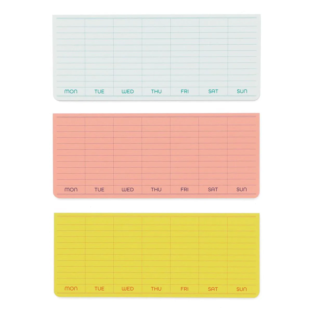 Penco Sticky Memo Pad - Weekly